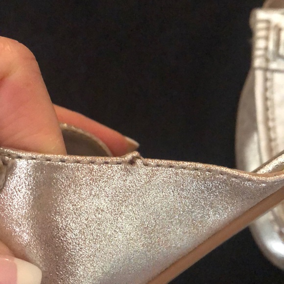 Donald Pliner Metallic Loafer Mules - Picture 11 of 11